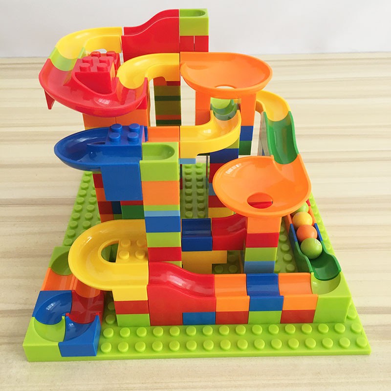 Đồ chơi xếp hình lắp ráp LEGO cầu trượt thả bi