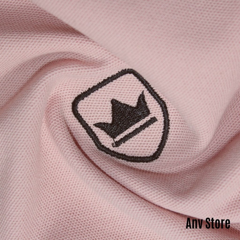 Áo thun Polo nam có cổ tay ngắn Màu hồng vải cá sấu Cotton xuất xịn, chuẩn form,sang trọng-lịch lãm AnvStore