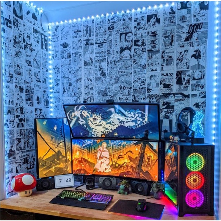 Giấy dán tường, poster tranh anime manga dán tường, ảnh in theo yêu cầu cực rẻ