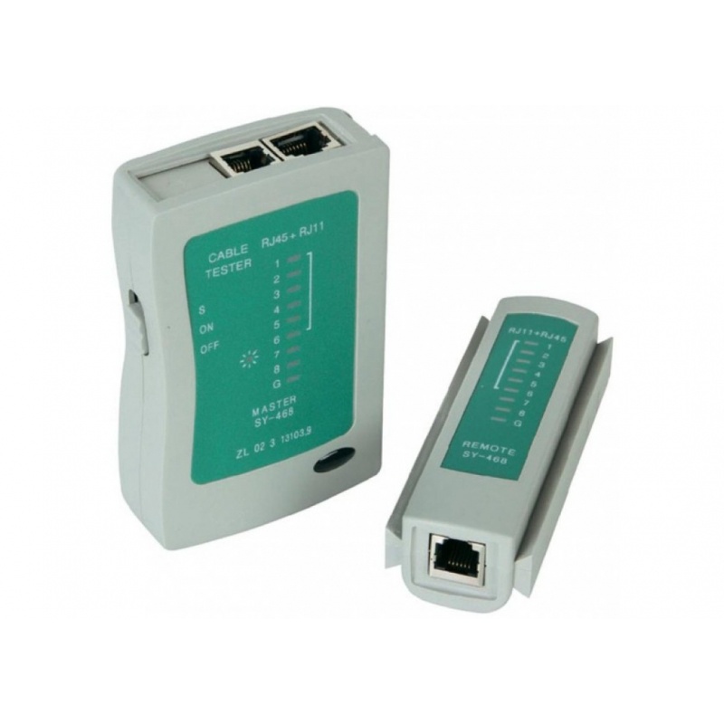 Bộ Test Cáp Mạng 468 (tặng kèm pin) .Hộp Kiểm Tra Dây Mạng - RJ45