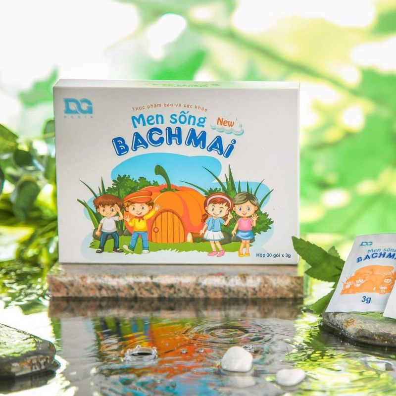Men sống Bạch Mai New (men vi sinh Bạch Mai dành cho cả trẻ em và người lớn giải quyết táo bón, rối loạn tiêu hóa)