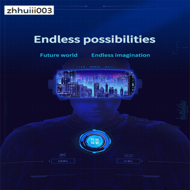 Kính Thực Tế Ảo 3d ZHIHUI G07E Shinecon VR Thế Hệ Thứ 9 Bằng Vải Không Dệt