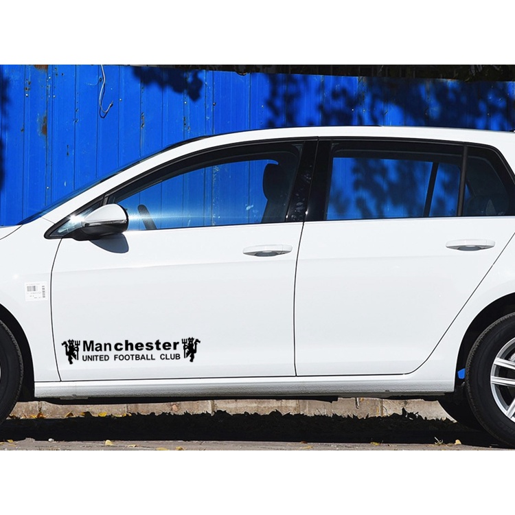 Miếng Dán Trang Trí Xe Hơi Hình Quả Bóng Đá Manchester United