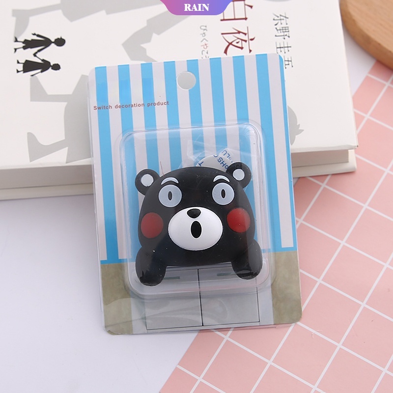 SANRIO Miếng Dán Công Tắc Silica Gel Hình Hello Kitty 3D Dễ Thương Trang Trí Nhà Cửa/Phòng Khách/Nhà Bếp