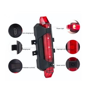 Đèn Hậu Xe Đạp Sạc USB