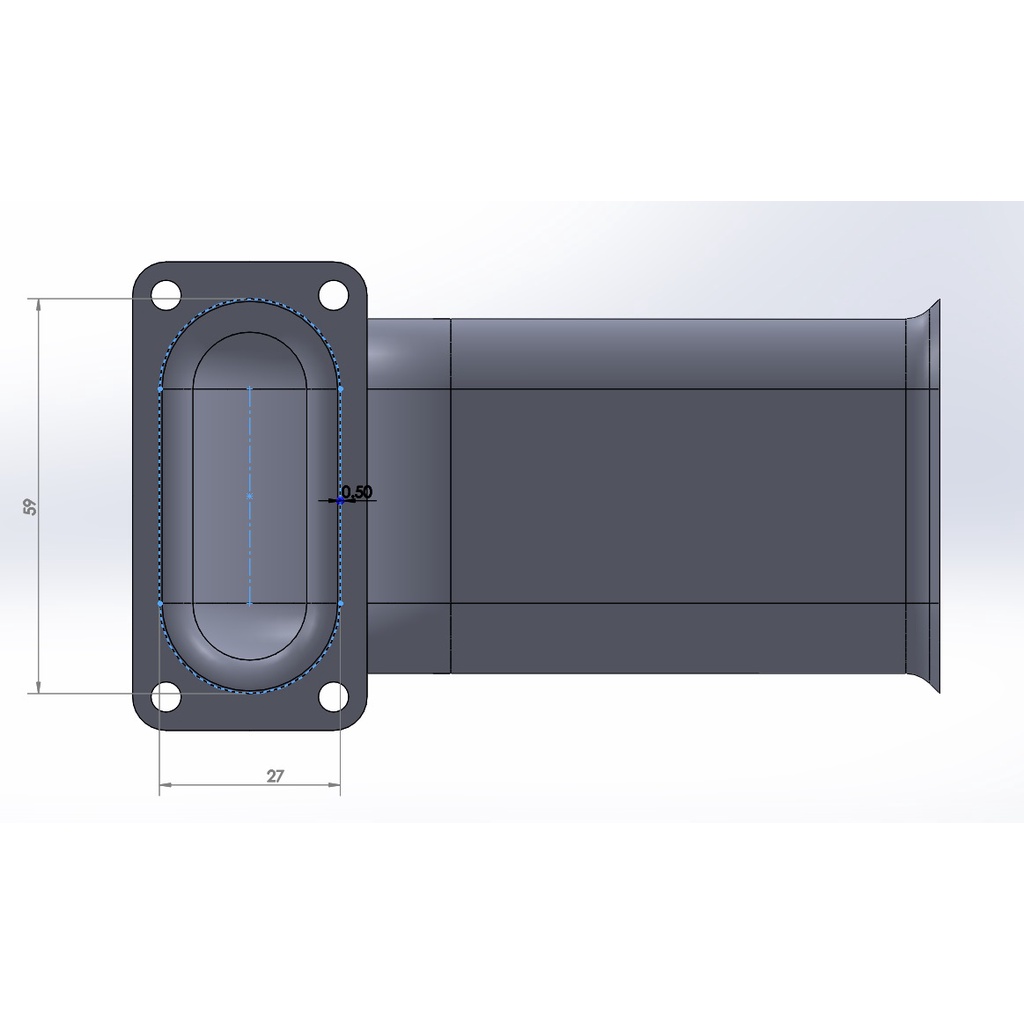 Ống thông hơi dáng loa Marshall Kilburn 2