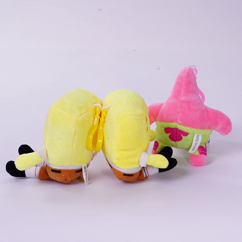 Móc Khóa Mềm Hình SpongeBob SquarePants Patrick Star Squidward Tentacles