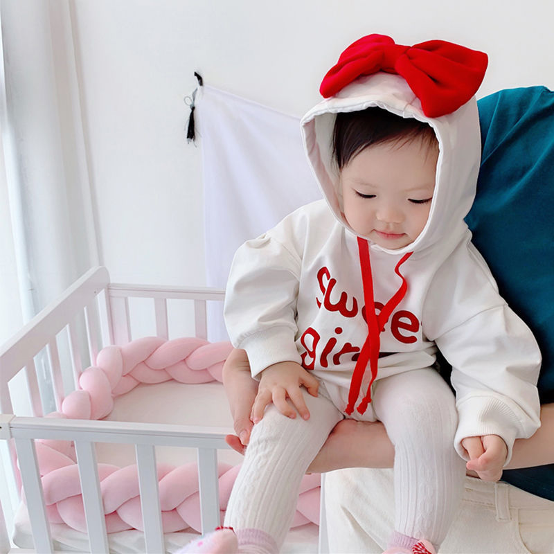 Áo hoodie liền thân tay dài dáng rộng/Quần legging thời trang xuân thu dành cho bé trai và bé gái sơ sinh