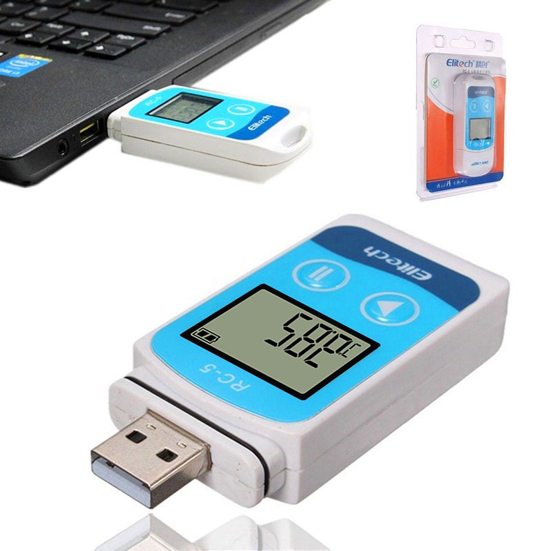 Bộ ghi dữ liệu cảm biến nhiệt độ USB không thấm nước RC-5