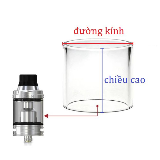 ⚡️Giá TỐT⚡️ Ống Kính Thay Thế Cho Nhiều Loại - Đường kính 18mm/ 18.5mm/ 19mm