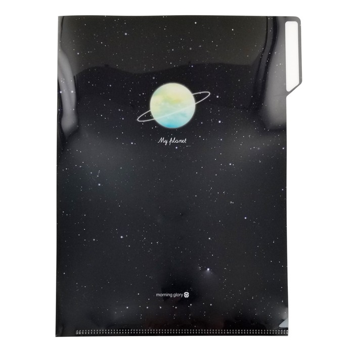 Morning Glory - Bìa Index Design (Planet 4) - 81400 - Màu Đen - Morning Glory