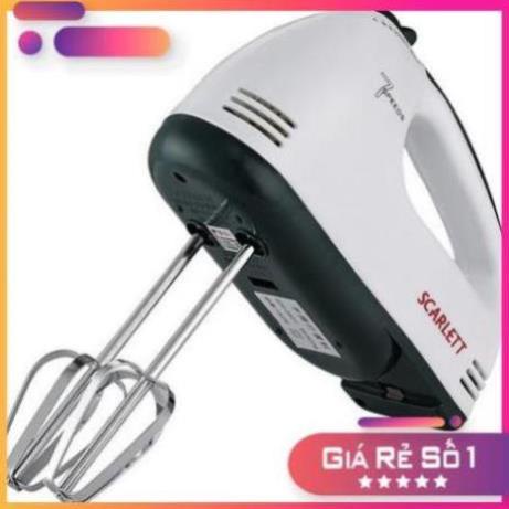 Máy đánh trứng cao cấp, trộn bột, máy trộn đa năng cầm tay mini với 7 tốc độ công suất 180W - TongkhoGiaDung