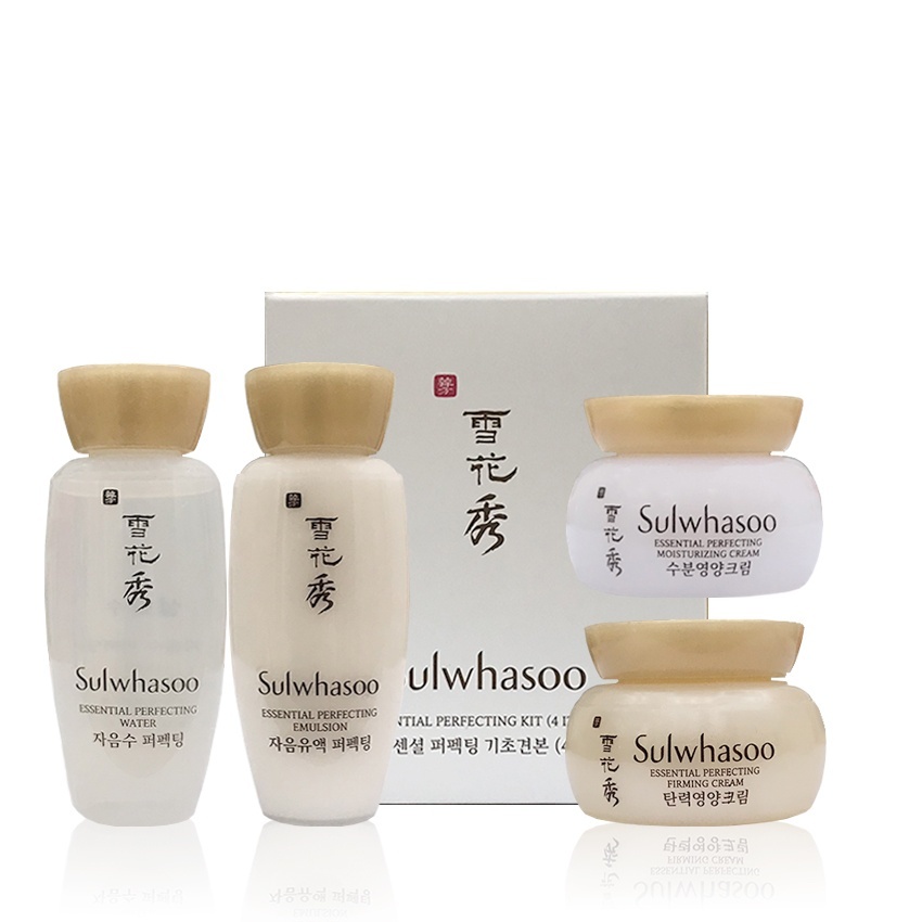 [Phiên bản dùng thử] Bộ dưỡng da Sulwhasoo Essential Perfecting Kit 4 sản phẩm - Bộ dưỡng Sulwhasoo | BigBuy360 - bigbuy360.vn