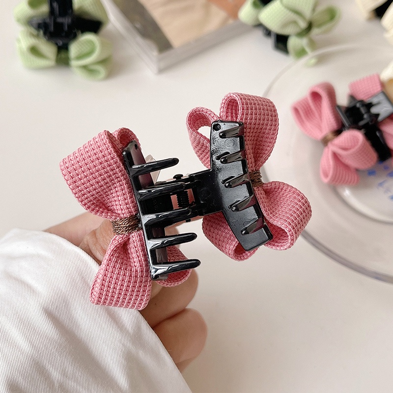 Kẹp Tóc Hình Nơ Nhỏ Phong Cách Hàn Quốc Cho Nữ