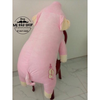 THÚ NHỒI BÔNG HEO LƯỜI (80CM) GỐI ÔM HEO GỐI HEO GẤU BÔNG HEO THÚ NHỒI BÔNG HEO NHỒI BÔNG HEO