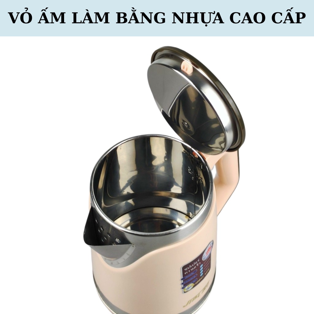 Ấm Đun Siêu Tốc Công Suất Lớn Jiplai 2.5L Nobihome,ấm đun ước Chigo công suất lớn dung tích 1.8 Lít