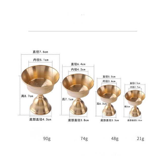 Chân nến thờ bằng Đồng Nguyên Chất chống gỉ sét