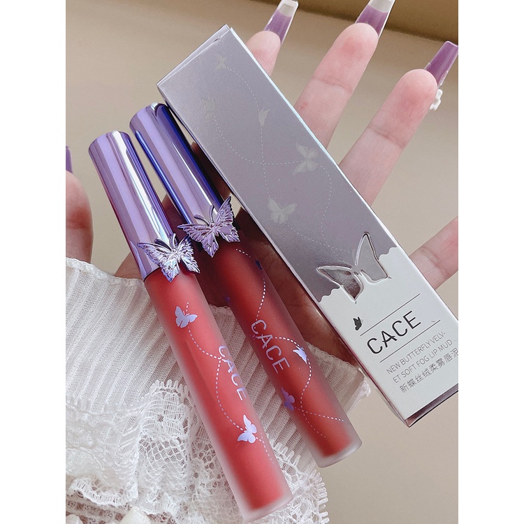 Son Môi Lì Mịn Mượt Như Nhung Tự Nhiên Thiết Kế Hình Bướm Cho Học Sinh