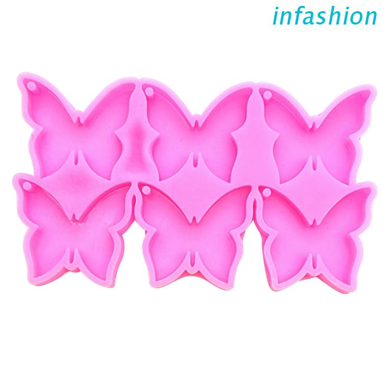 Khuôn Silicone Làm Mặt Trang Sức Hình Bướm Diy