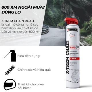Xịt dưỡng sên vệ sinh sên ipone x-trem chain road chai 750ml