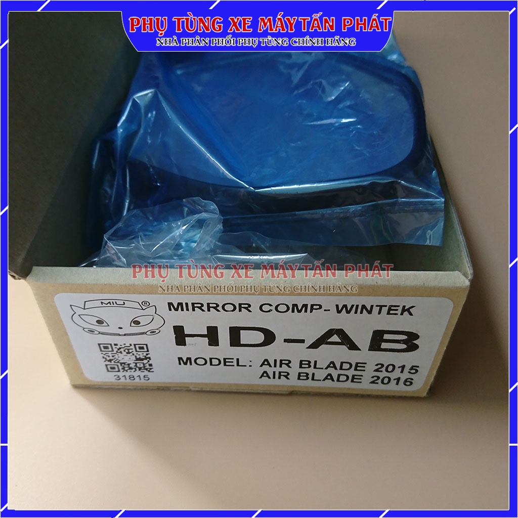 Gương kính Xe Máy Honda Ab Air Blade 2007-2023 chính hãng MIU - Hàng Thái Lan Nhập Khẩu