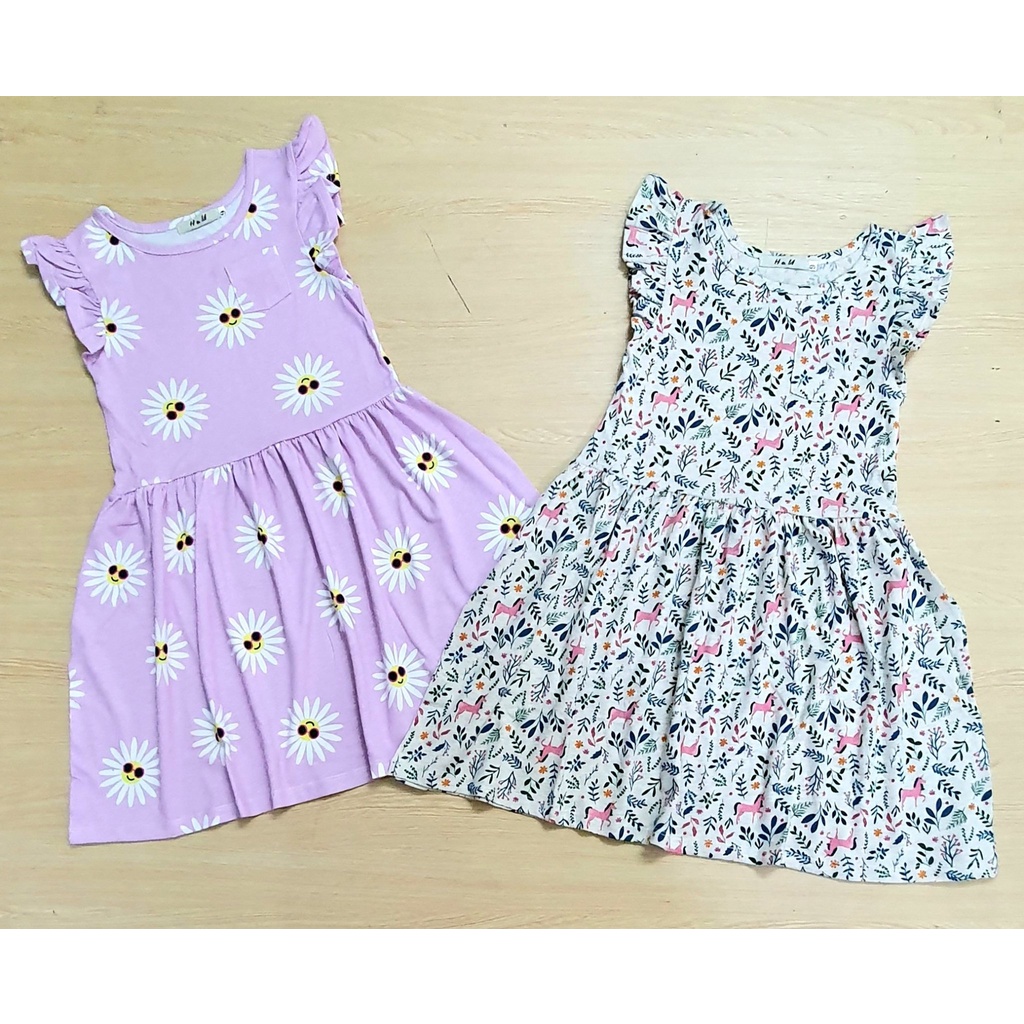 Váy cho bé gái Đầm thun trẻ em size Đại mùa hè chất cotton hoa nhí đẹp xinh dễ thương cho bé 20kg đến 40kg tuổi - VHD