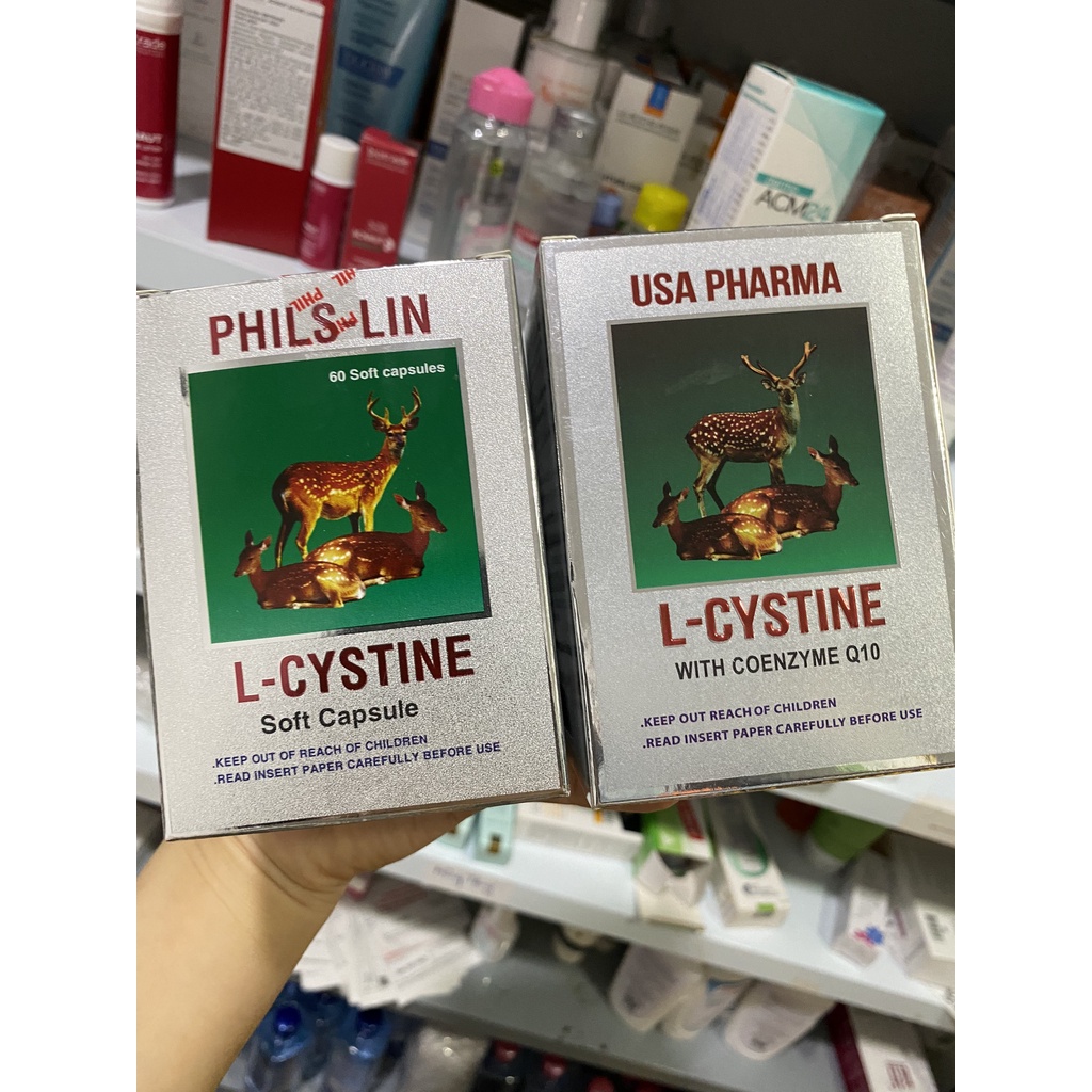 Viên uống L-CYSTINE Phils-Lin 500mg Lcystine đẹp da, giảm thâm nám hiệu quả