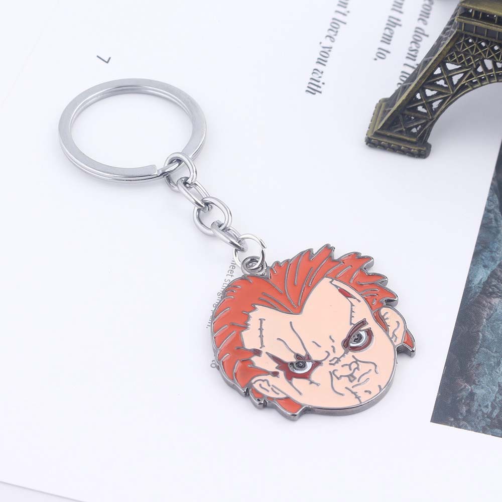 Móc Khóa Hình Búp Bê Chucky Trong Phim Kinh Dị Bằng Acrylic