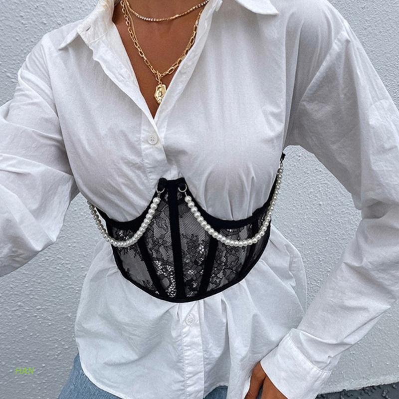 Áo nịt bụng định hình cơ thể phong cách gothic dành cho nữ