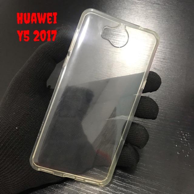 Xả Hàng Ốp Lưng Huawei Y5 2017 Dẻo Trong Suốt Loại Tốt