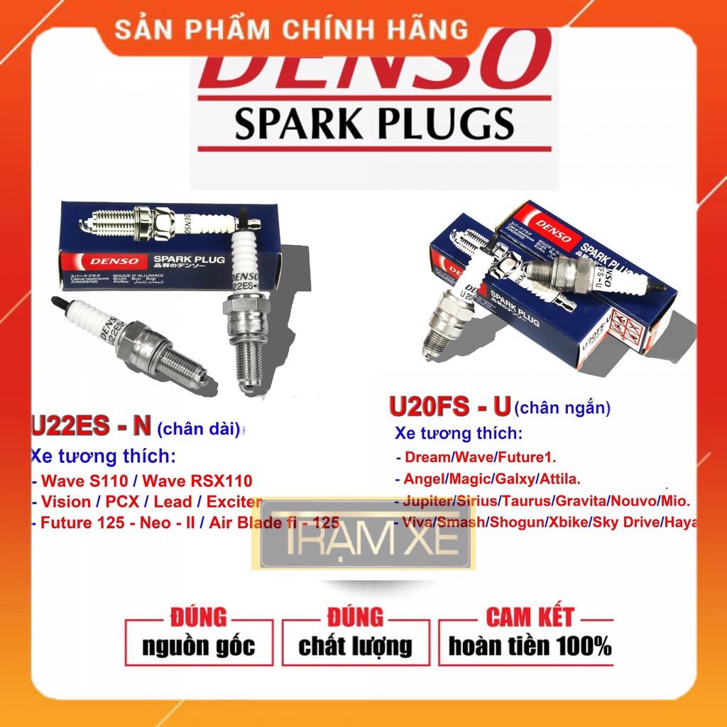 Bugi Denso Chính Hãng Sử Dụng Cho Mọi Loại Xe Máy Chân Ngắn U20FS Chân Dài U22ES