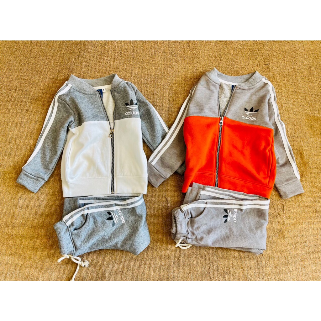 Bộ nỉ Bomber Adidas bé trai - xuất dư