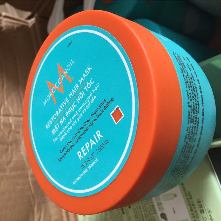 KEM Ủ TÓC MOROCCANOIL RESTORATIVE HAIR MASK 500ML PHỤC HỒI HƯ TỔN CHO TÓC - ISRAEL