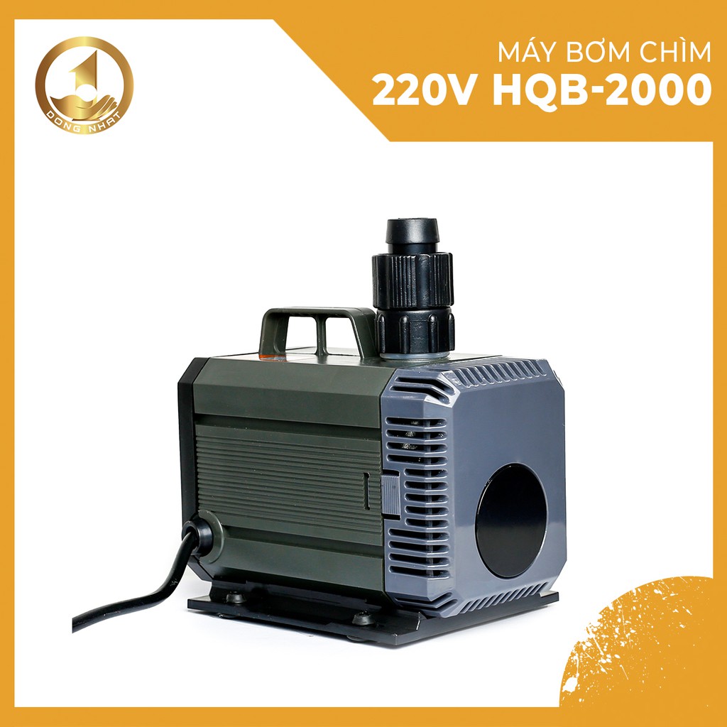 [XÃ TỒN][NHẬP MÃ MAYB001 GIẢM NGAY 5%]Máy bơm chìm 220V 24W HQB-2000,Hỗ trợ kỷ thuật trọn đời