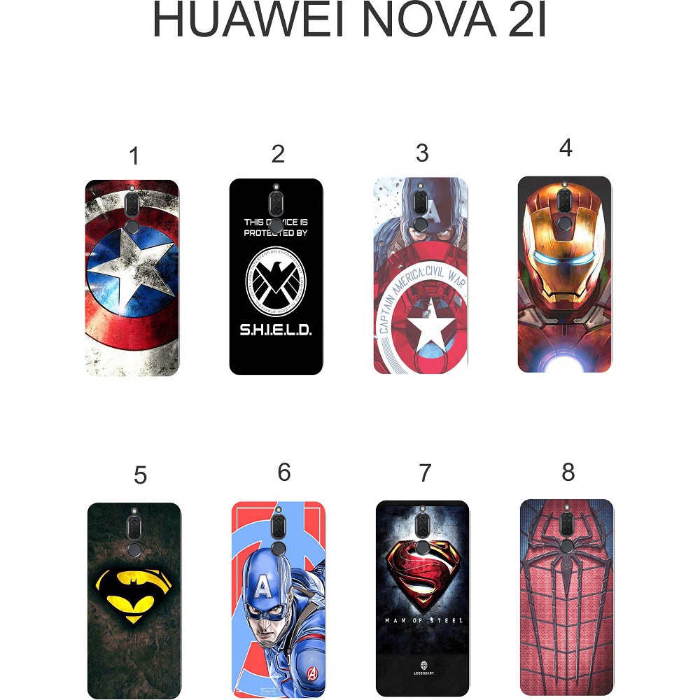 Ốp lưng Huawei Nova 2i dẻo in hình Siêu Anh Hùng