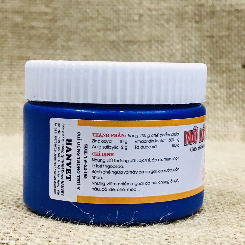 MỠ KẼM OXYD  - Bôi Ghẻ, Lở Loét Trên Da Chó Mèo & Gia Súc Khác