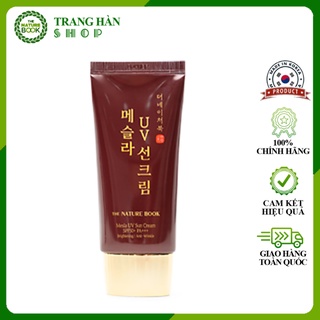 Kem chống nắng ngừa nám nature book, the nature book mesla uv sun cream spf50+ pa+++