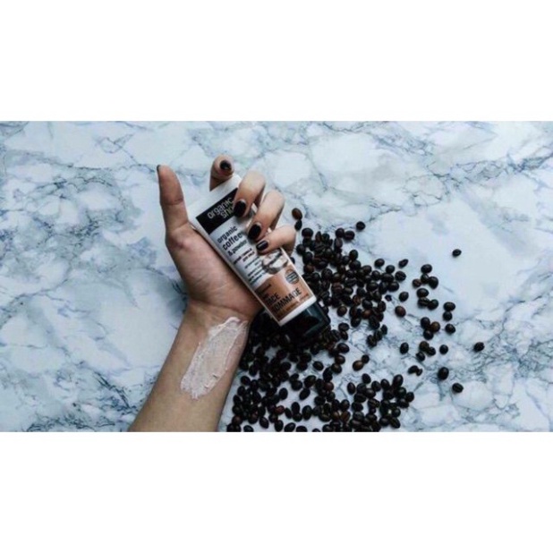 Tẩy da chết body cafe Organic shop - Tẩy tế bào chết mặt cà phê dưỡng da trắng sáng Của Nga - Olin House | BigBuy360 - bigbuy360.vn