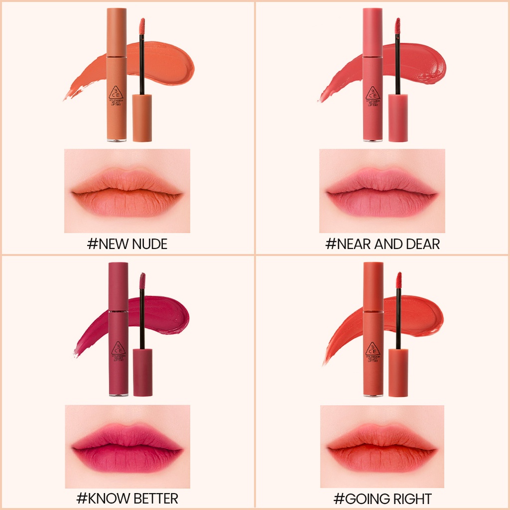 Son Kem lì 3CE Velvet Lip Tint