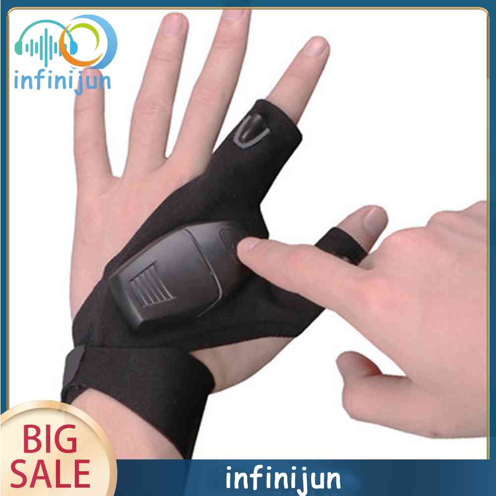 Găng Tay Câu Cá Có Đèn LED