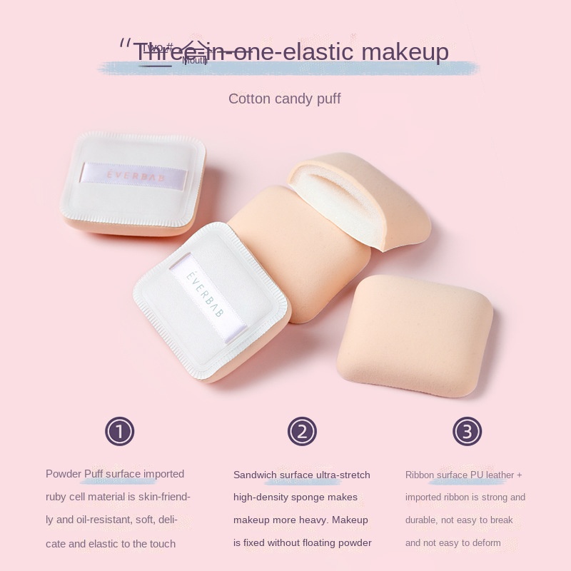 Mút Tán Kem Nền Dạng Nước Everbab