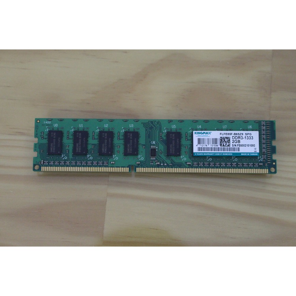 RAM Kingmax 2GB DDR3 Bus 1333Mhz cho máy tính bàn