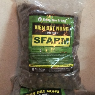 5dm3 /bao Viên đất nung SFARM Đặng Gia Trang trồng rau, hoa lan, hoa hồng, cây cảnh