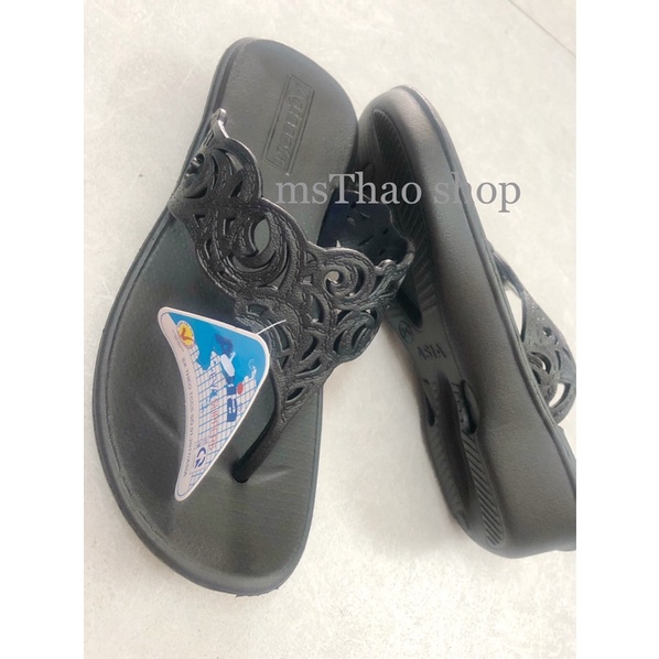 Dép kẹp/tông nữ DWE69 cao 3cm Asia