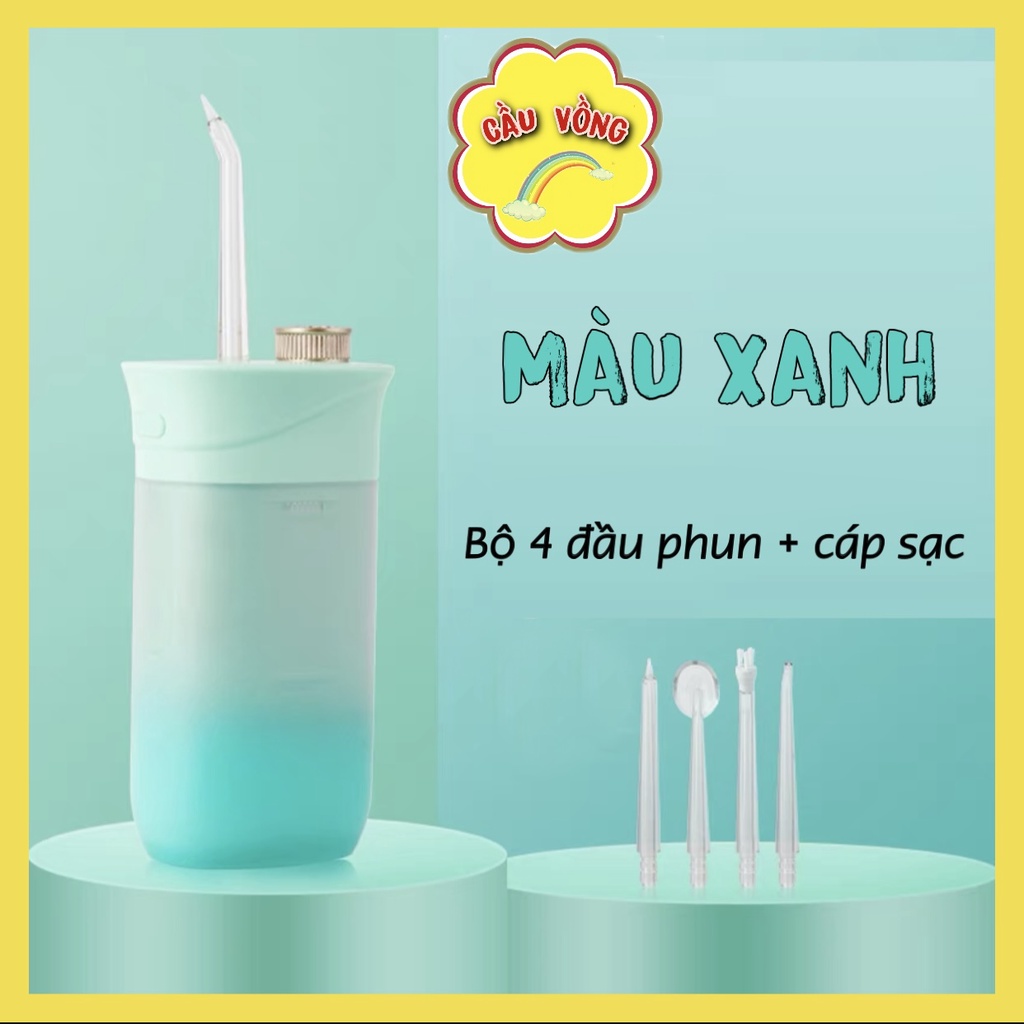 Máy Tăm Nước Cầm Tay Oral - Công nghệ mới nhất - Tăm nước cao cấp vệ sinh răng miệng siêu sạch