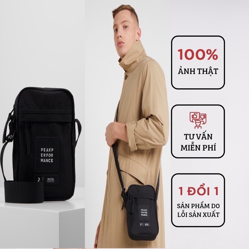 Túi đeo chéo mini nam nữ thời trang Peak Performance Andy Bag basic vừa ipad chống nước QASA