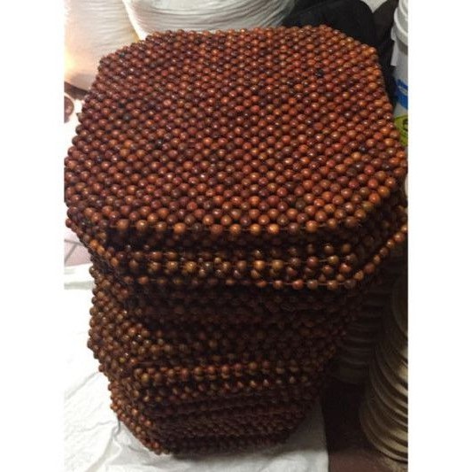 Miếng tấm đệm lót ghế ô tô, ghế xe hơi, ghế văn phòng bằng hạt gỗ