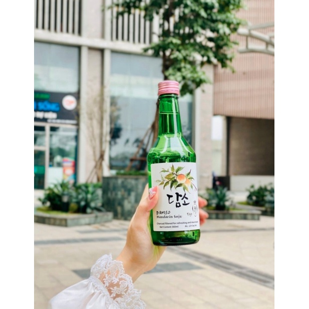 Soju Damso Hàn Quốc Các Vị 360ml