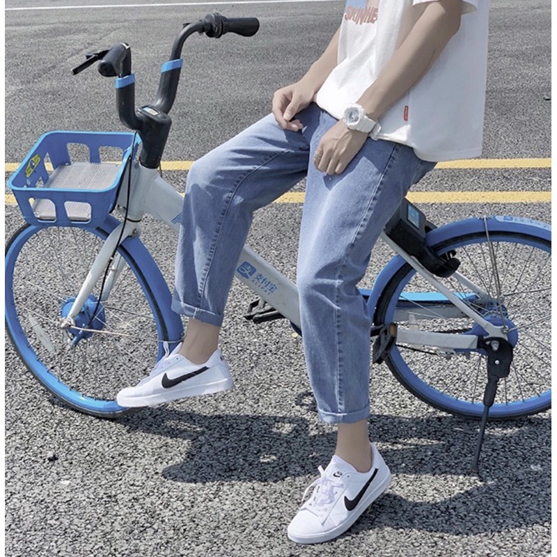 Quần Jean Nam, Quần Baggy  ống rộng, ống suông TR02, mẫu mới 2021-Trend Clothing!