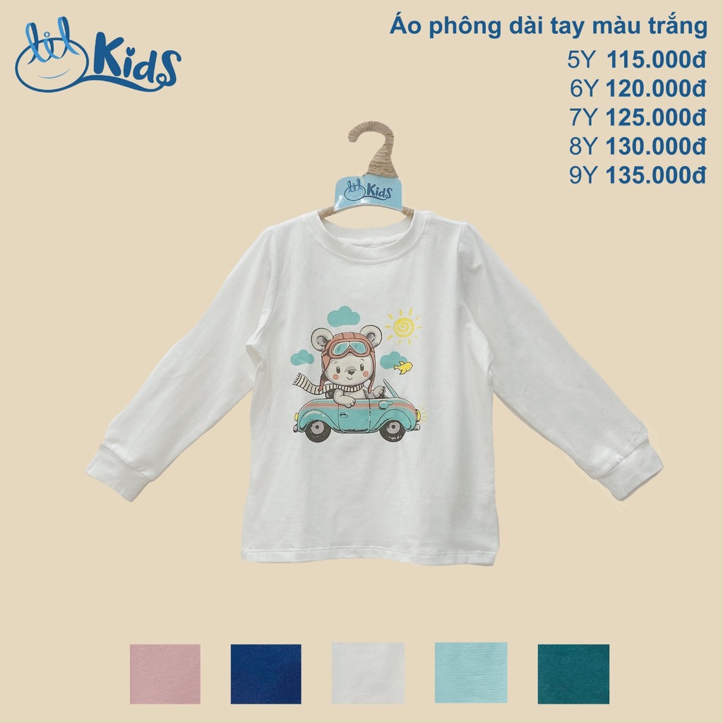 Lillte Love - Áo dài tay dòng Kids cho bé trai bé gái từ 5 tuổi đến 9 tuổi by Lil